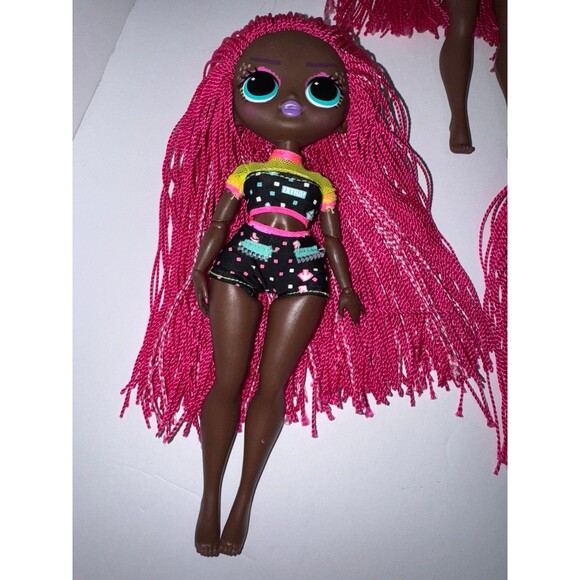 LOL Surprise OMG Dance Dance Dance VIRTUELLE Doll MGA Pink Braids bundle of 3 - Picture 2 of 9